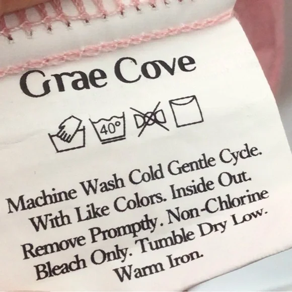 Grae Cove dress women medium pink linen - Picture 5 of 10